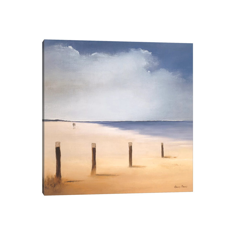 Along The Beach I by Hans Paus - Wrapped Canvas Gallery-Wrapped Canvas Giclée, 45.72 cm H x 45.72 cm W x 3.175 cm D