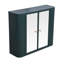 Armoire de salle de bain murale armée avec 2 portes en miroir et tablette ouverte-63272856