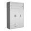 Armoire rectangulaire 2 tiroirs Kingswood - blanc