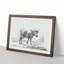 A Cow In The Meadow by Jean Bernard - Single Picture Frame Print-55457489-55457487