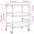 vidaXL Kitchen Trolley 23.6"x16.1"x31.7" Engineered Wood-97839733
