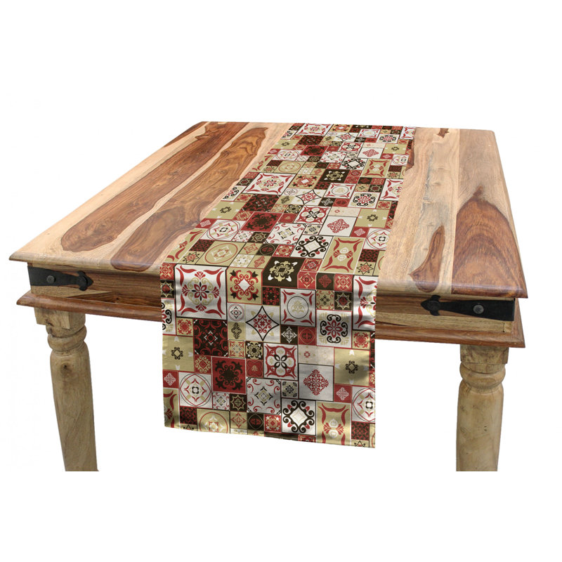 Chemin de table marocain, 72 po x 16 po