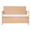 Banc de rangement d'extérieur Pe 70gal