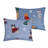 Greenland Home Fasions Winter Whiskers Blue King Sham, 20x36-126733584