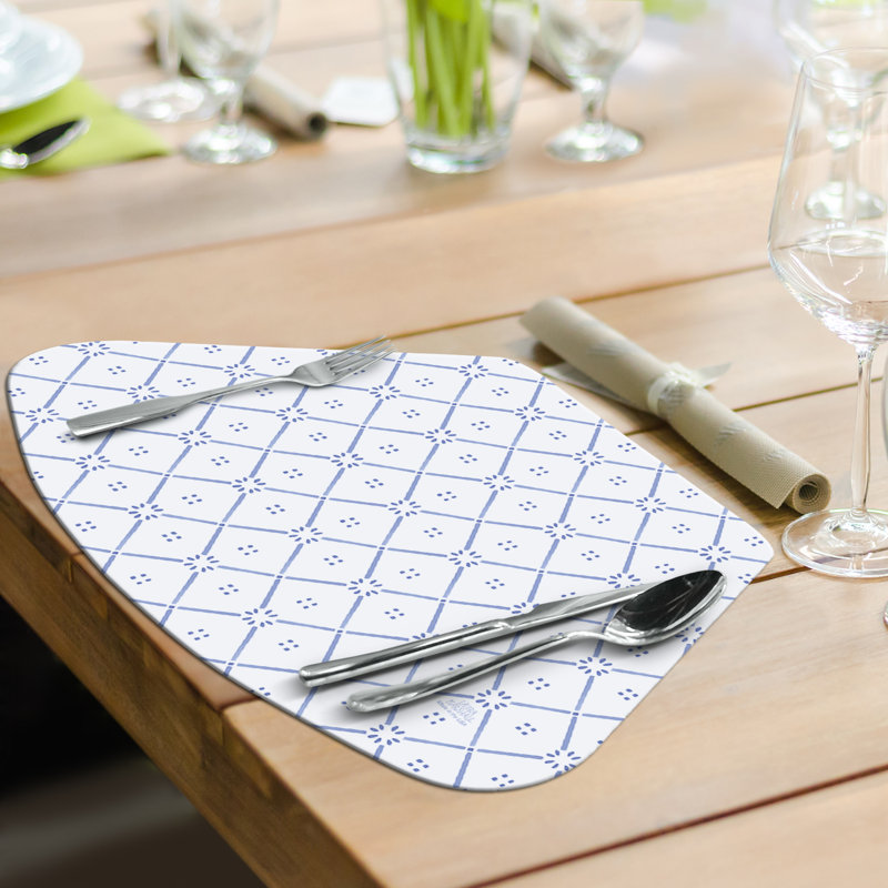 Ensemble de 4 napperons réversibles Blue Care