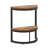 2-Tier Semi-Circle End Table