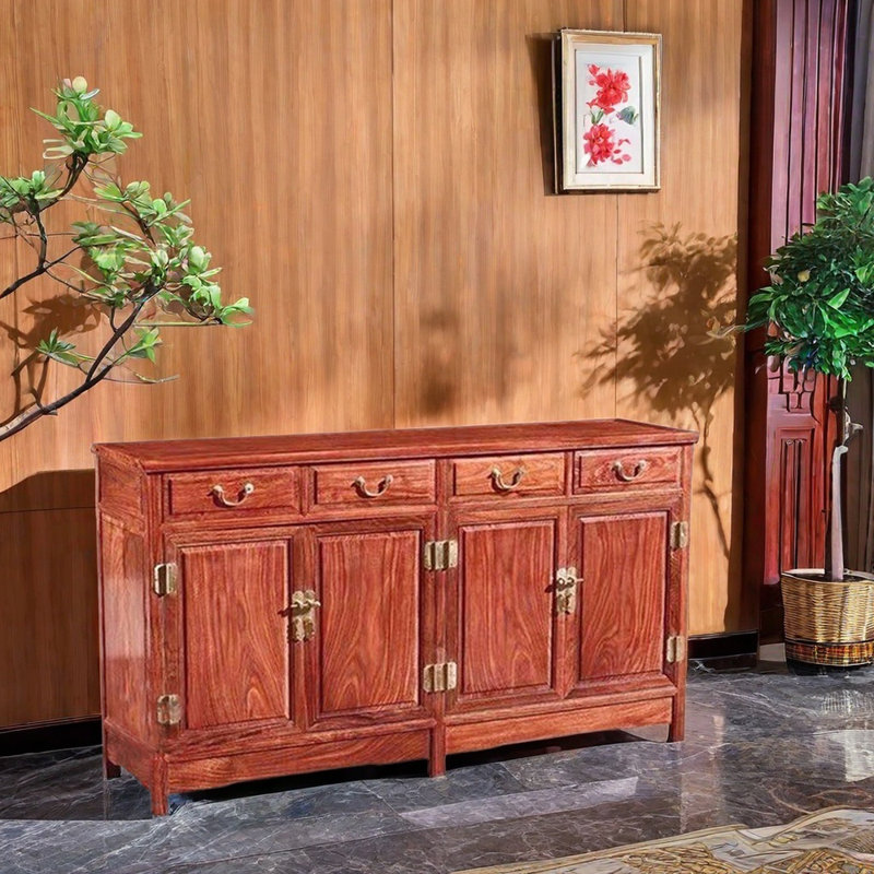 Buffet chinois en bois massif