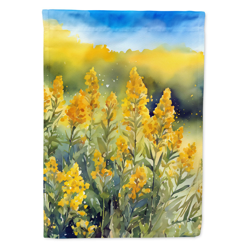 Drapeau de jardin double en polyester H 15,5 po x l 11,25 po