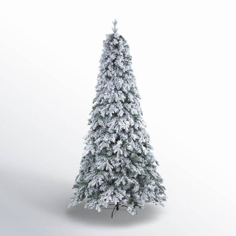 Lighted Artificial Pine Christmas Tree, 8' H