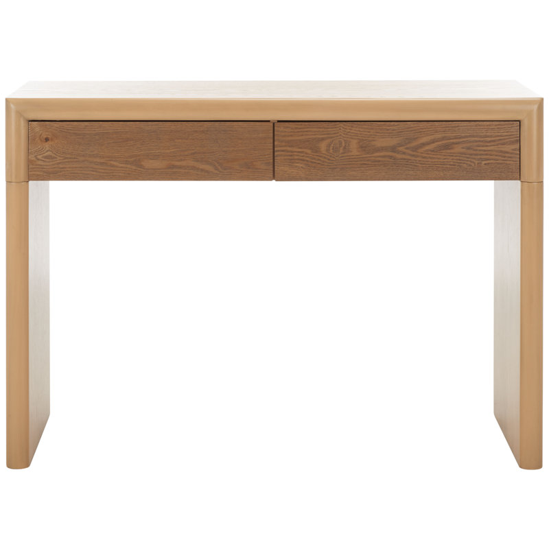Console avec rangement Valorie, Naturel