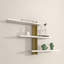 Mita 3 Piece Tiered Shelf with Adjustable Shelves-1398491778