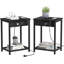 Ensemble de table de bout et prises encastrées de 21,26 po de hauteur Fika-88588407