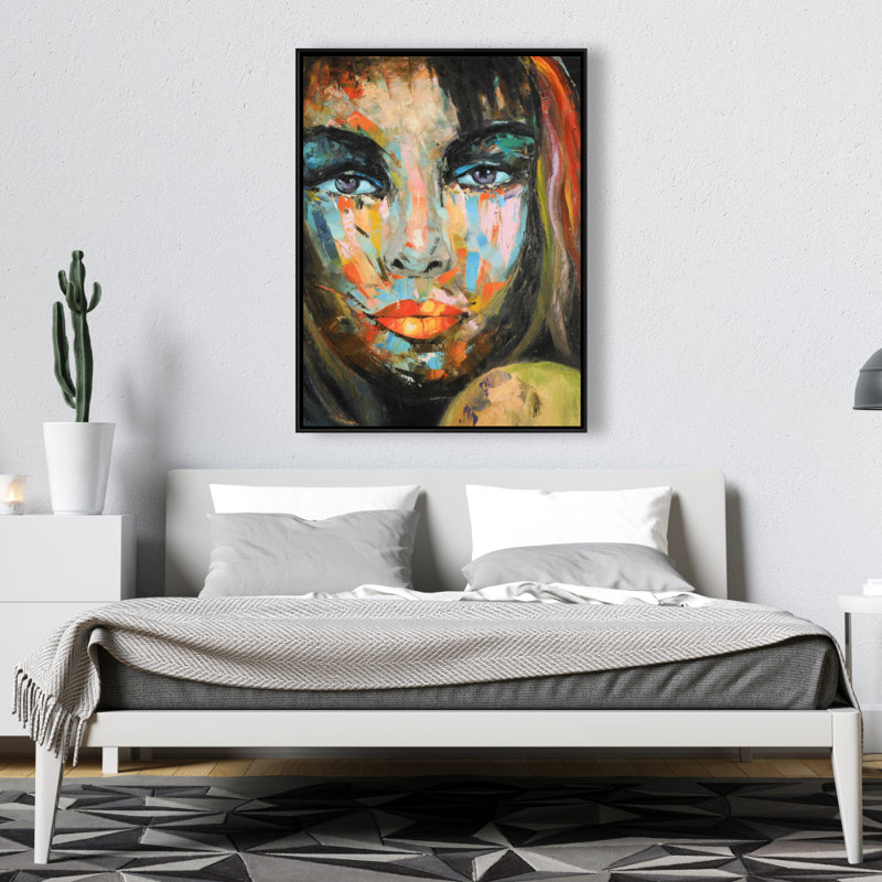 «Colorful Colorful Portrait», reproduction sur toile