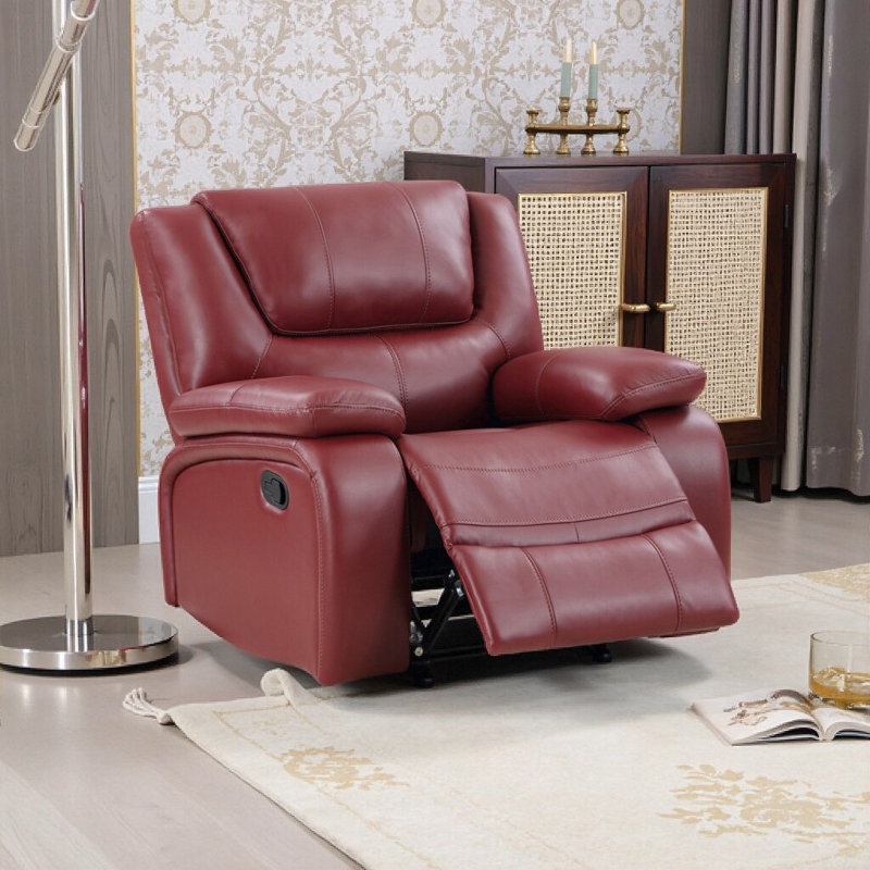 Plush Glider Recliner - Extra-Wide Design with Pillowtop Arms & Smooth Glide Motion?