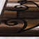 Abstract Brown/Green Area Rug