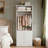 Freestanding Small 24" Closet System With 3 Wood Drawers-176460676-192399609