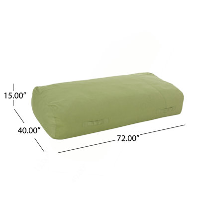 Fauteuil à billes Kasper résistant à l'eau 6 pi x 3 pi, vert