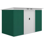 Outdoor Lean-To Metal Storage Shed
