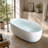 47'' Independent Solid Surface Resin Stone Bathtub