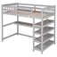 Lit mezzanine avec tablettes de rangement-51051065-51051064