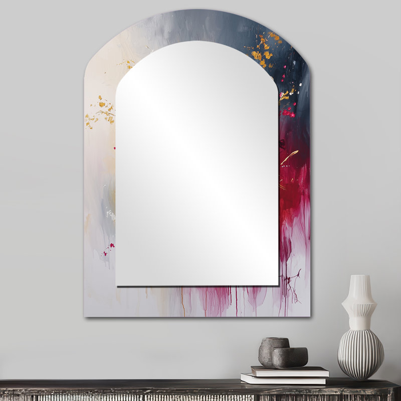 Miroir mural Wild Wild On Silent Burst Of Ink II, 34 po x 25 po