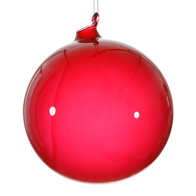 Ornement boule en verre