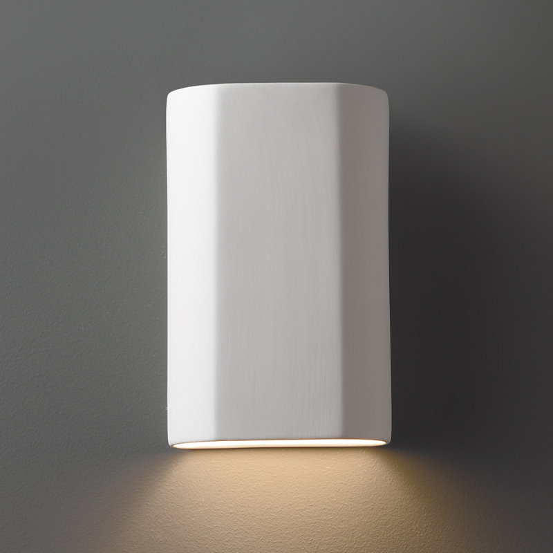 Ryhmes 1 - Light Flush Mounted Sconce, Bisque