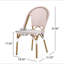 Ensemble de 2 chaises bistro d'extérieur en ratine et aluminium PE-1847064521