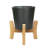 8" Contemporary Planter With Stand, 2-pack