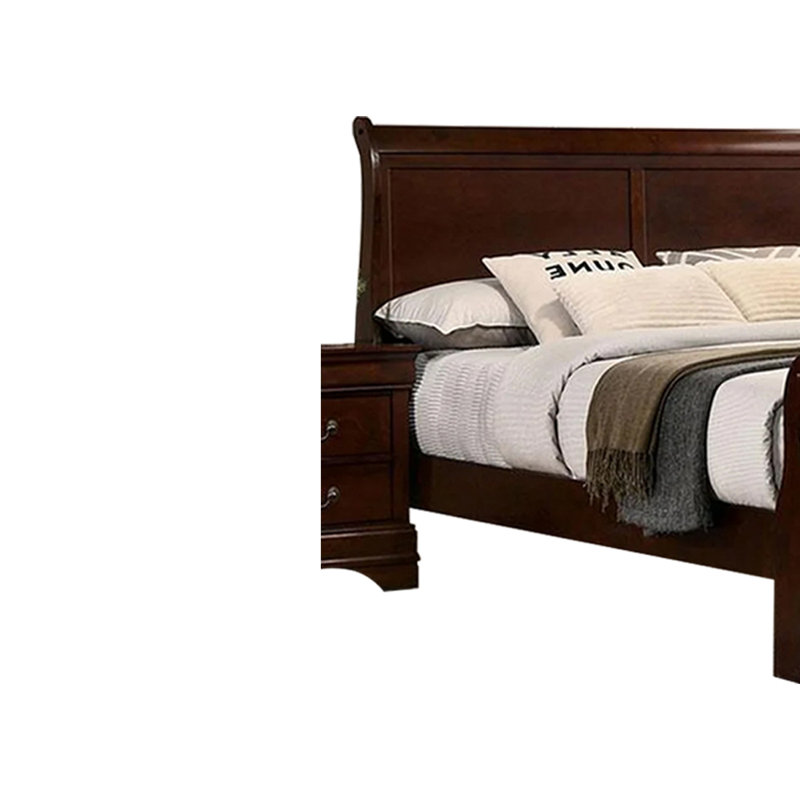 Allard Wood Bed, Twin, Cherry
