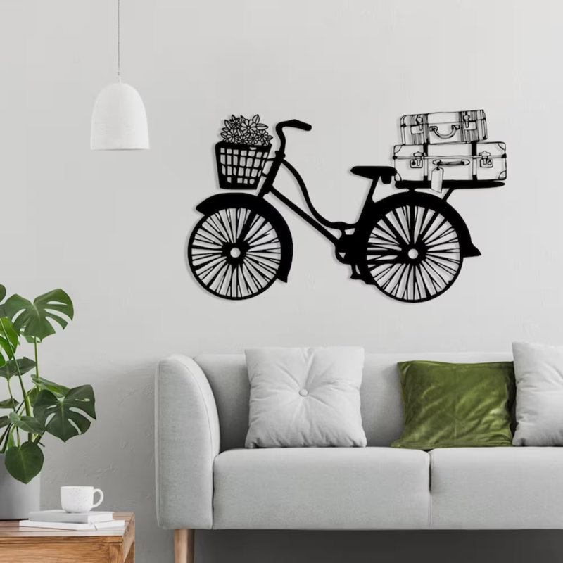 Wall Decor on Metal, 11" H x 18" W x 1" D