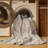 Machine Washable Tabriz Gray Area Rug-1607839129