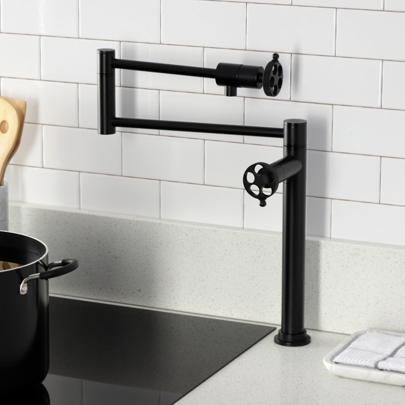 Robinet remplisseur Kingston, Noir mat