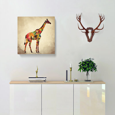 Giraffe Constructivism No.2 - Wrapped Canvas