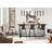 Kenmore Acacia Solid Wood Top Metal Base Dining Table