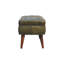 Deyana Genuine Leather Upholstered Bench