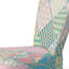 Chaise d'appoint rembourrée multicolore