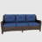 7-Piece All-Weather Wicker Patio Conversation Set With Swivel Chairs & Glass Coffee Table-391848848