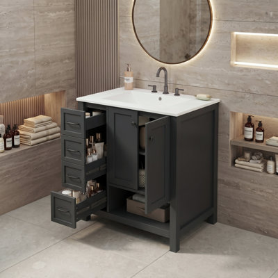 Meuble-lavabo 30 po avec comptoir d'évier
