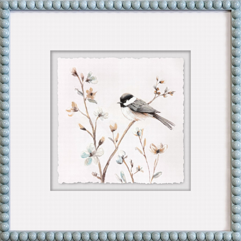 «Chickadee Charm I», art mural sur toile