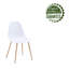 Plastic Dining Chairs with Iron Legs-701854117
