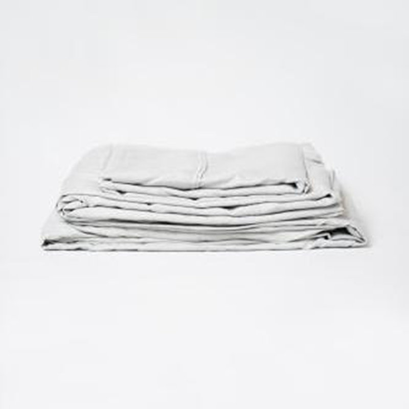 soft and skin-friendly 5-Piece Rayon From Bamboo Sheet Set, Pewter, King Sheet Set