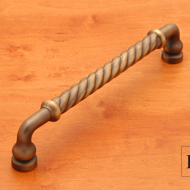 Rope Twist 12" Centre to Centre Appliance Pull PH Series, Antique English