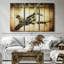 "Avion militaire rustique" sur toile-1132532289