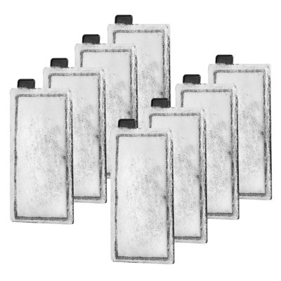 Aquarium Filter Cotton, 8 PCS Fish Tank Replacement Filter Cartridges for 5 Gal Glass Aquarium, Designed for CL20 Models, Fishbowl Accessories with Multi-Layer Filtration Easy Installation