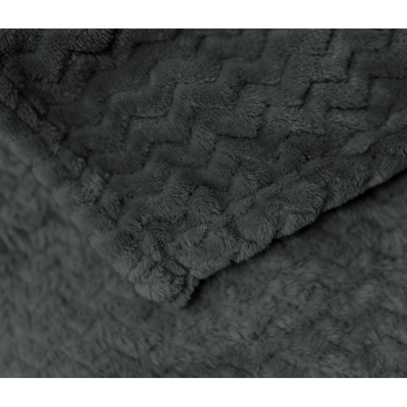 Balthasar Throw Blanket, W27 x L35cm, Charcoal