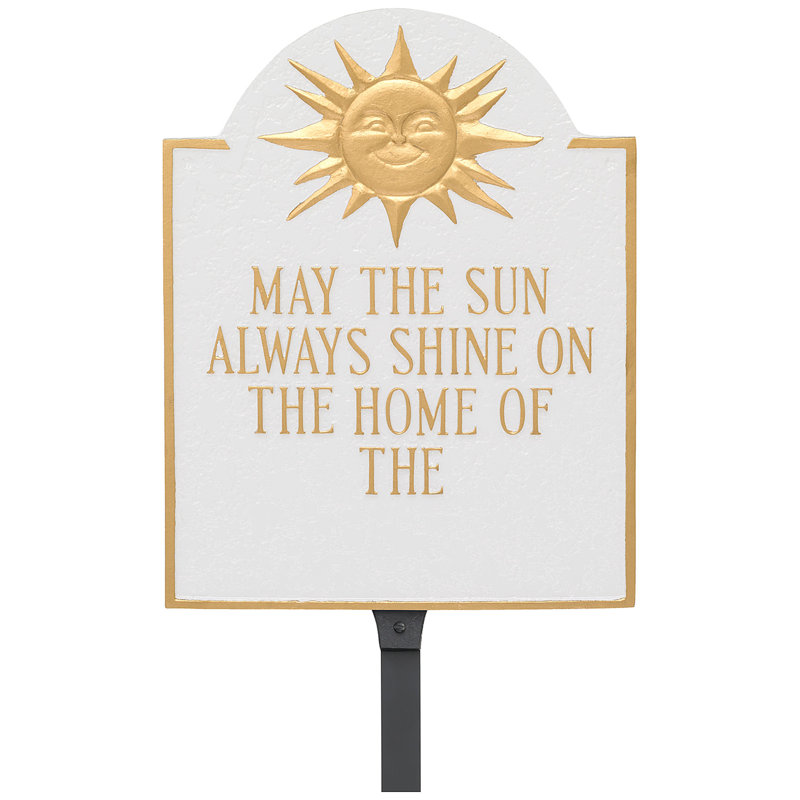 Home of Wedding Anniversary Garden Sign, Yes