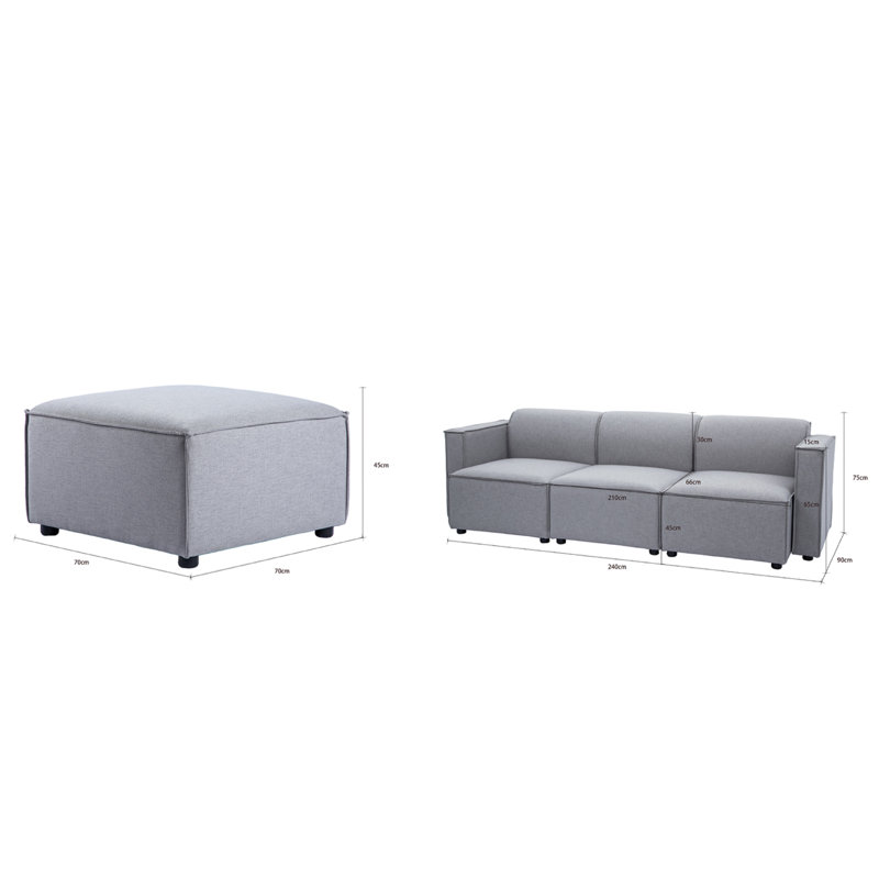 Ileanna 4 Seater Sofa