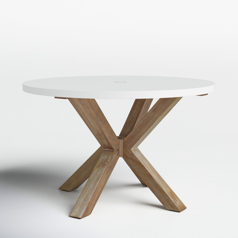 Fleur Concrete Outdoor Dining Table & Reviews | Birch Lane