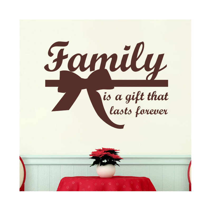 Wall Decal, Brown, Large